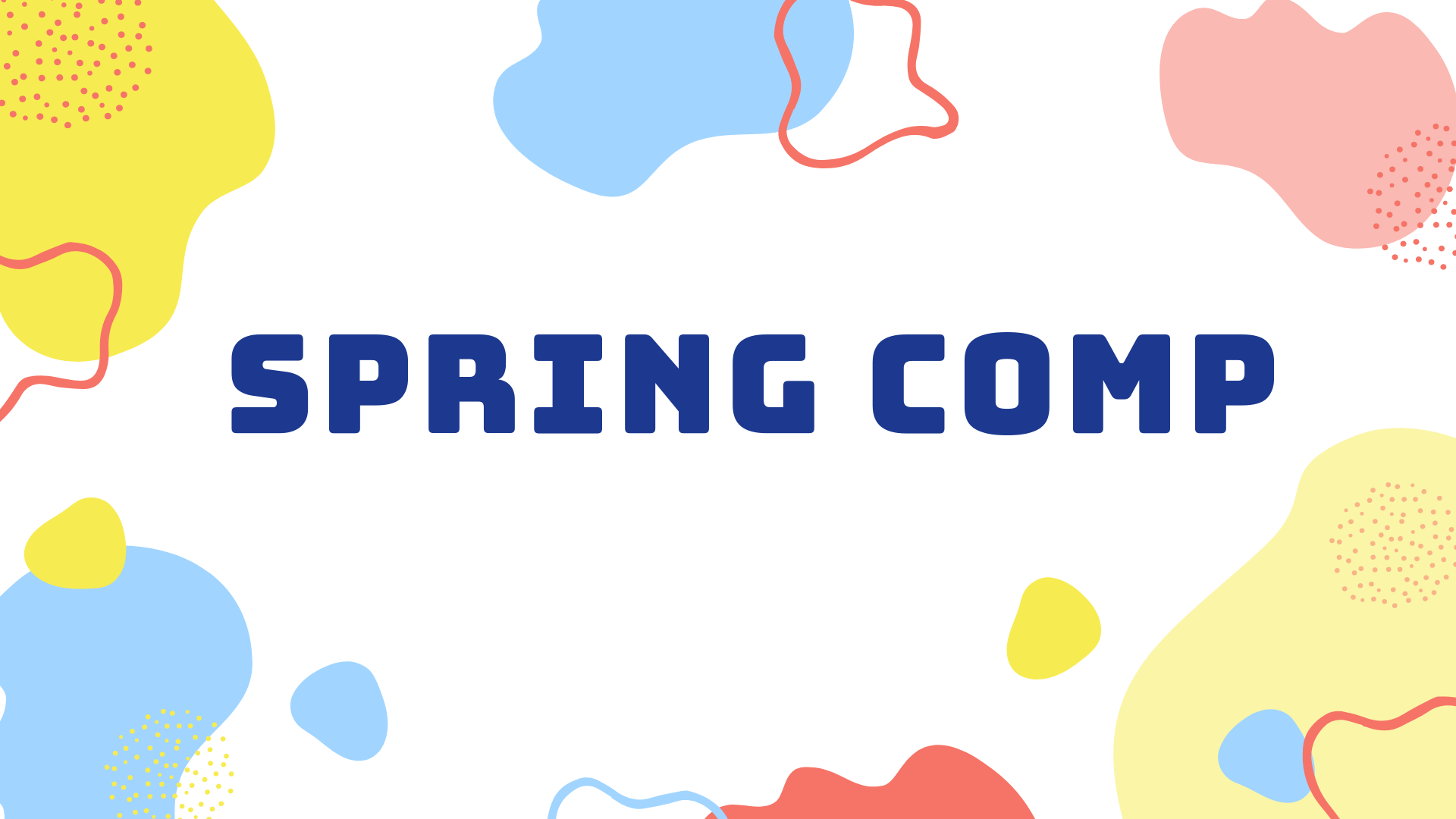 Spring Comp Rego is now CLOSED